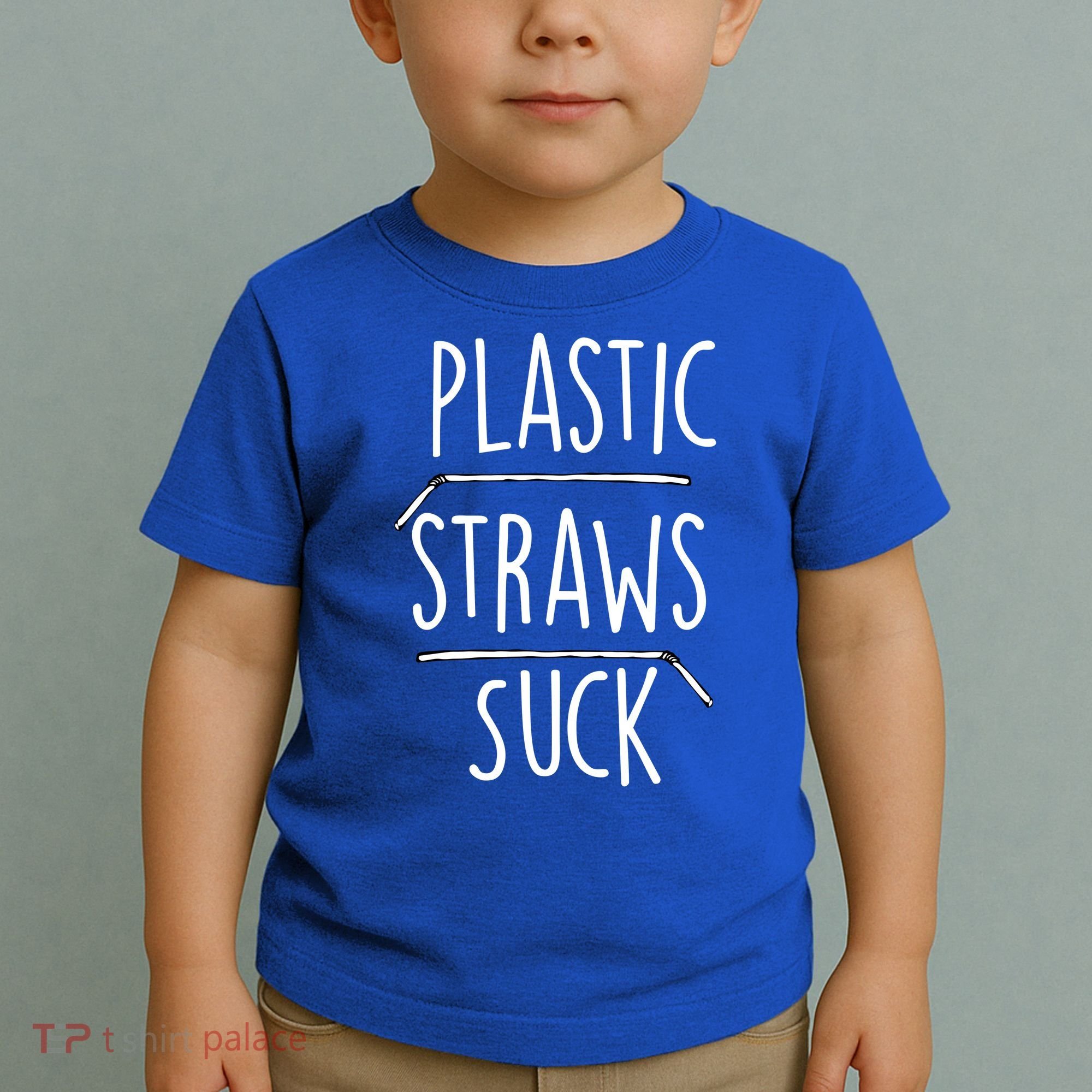 Plastic Straws Suck Toddler T-Shirt