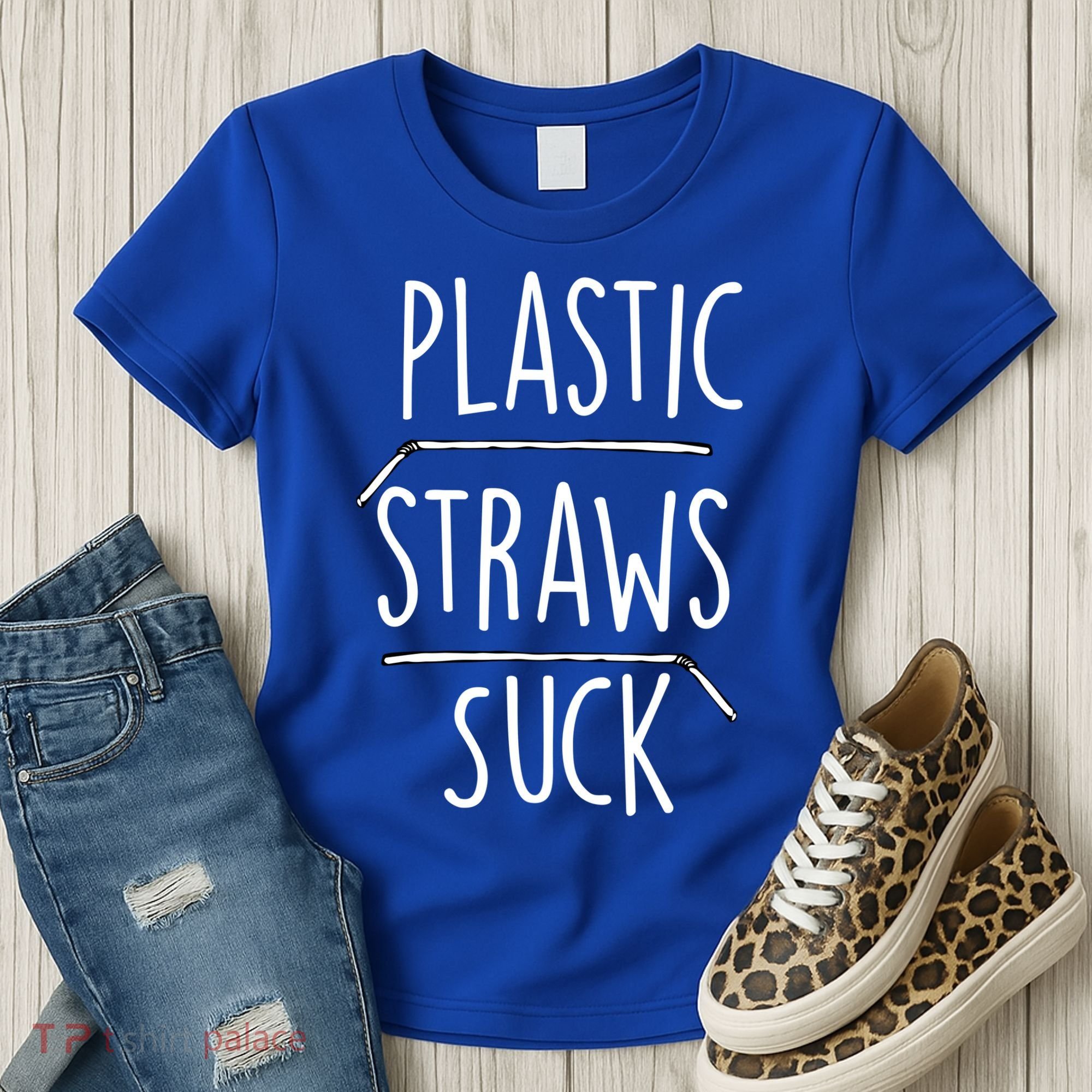 Plastic Straws Suck Women's T-Shirt