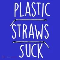 Plastic Straws Suck Women's T-Shirt thumb 6