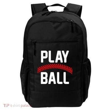 Play Ball Baseball and Softball Players Backpack