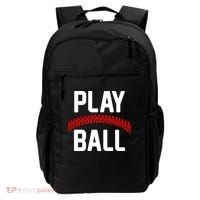 Play Ball Baseball and Softball Players Backpack thumb 0