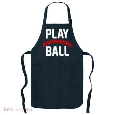 Play Ball Baseball and Softball Players Apron