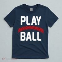 Play Ball Baseball and Softball Players T-Shirt thumb 5