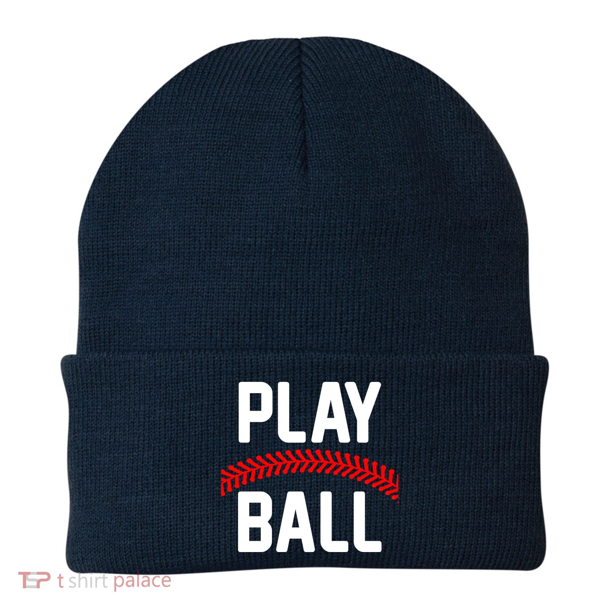 Play Ball Baseball and Softball Players Beanie