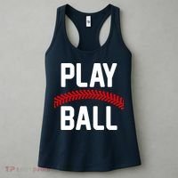Play Ball Baseball and Softball Players Women's Tank Top thumb 3