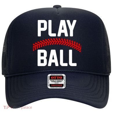 Play Ball Baseball and Softball Players Hat