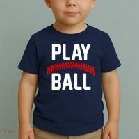 Play Ball Baseball and Softball Players Toddler T-Shirt thumb 2