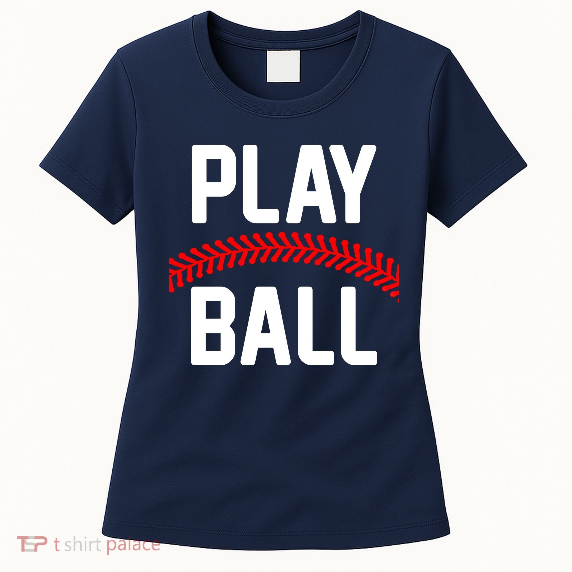 Play Ball Baseball and Softball Players Women's T-Shirt