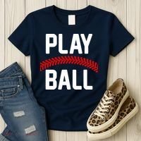 Play Ball Baseball and Softball Players Women's T-Shirt thumb 3