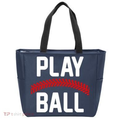 Play Ball Baseball and Softball Players Tote Bag
