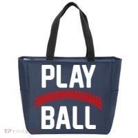 Play Ball Baseball and Softball Players Tote Bag thumb 0