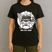 Play Games And Stay Home T-Shirt thumb 4