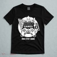 Play Games And Stay Home T-Shirt thumb 5