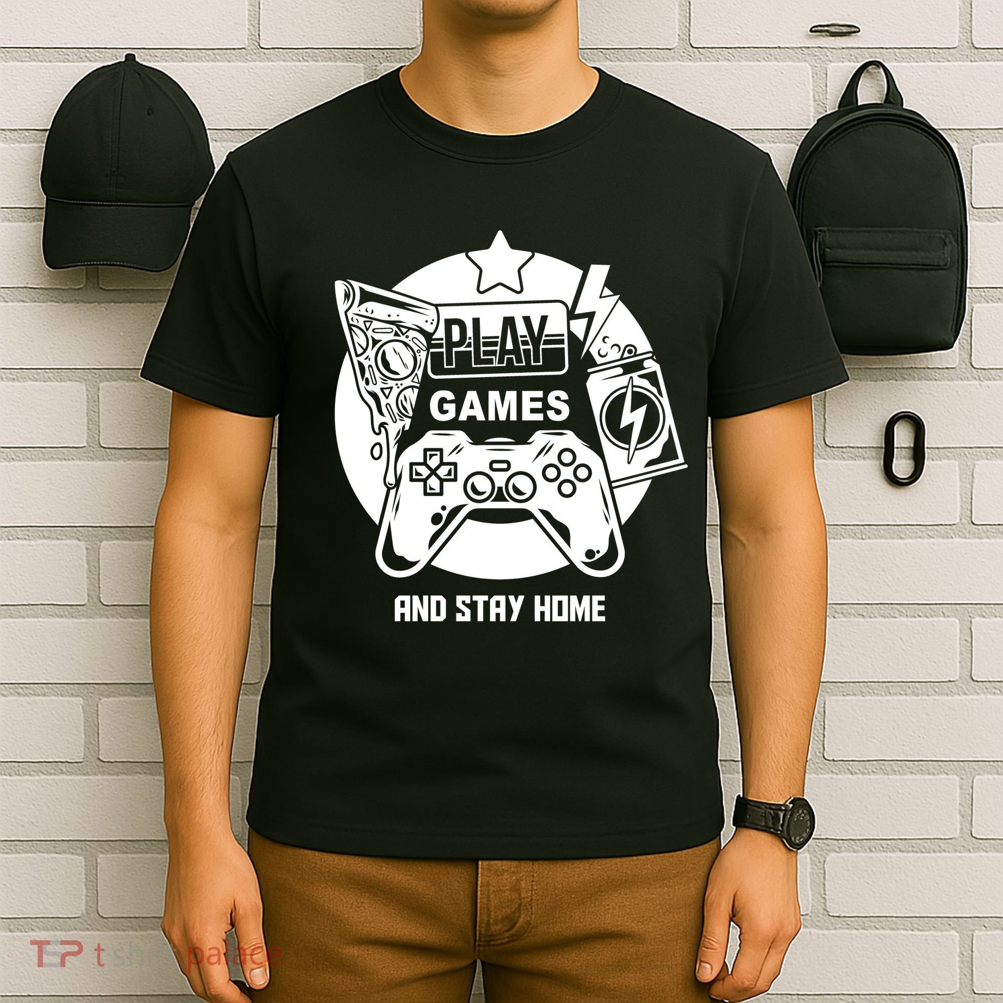 Play Games And Stay Home T-Shirt
