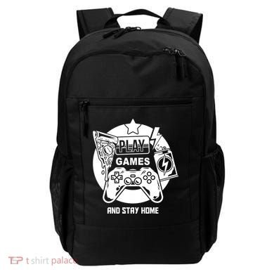 Play Games And Stay Home Backpack