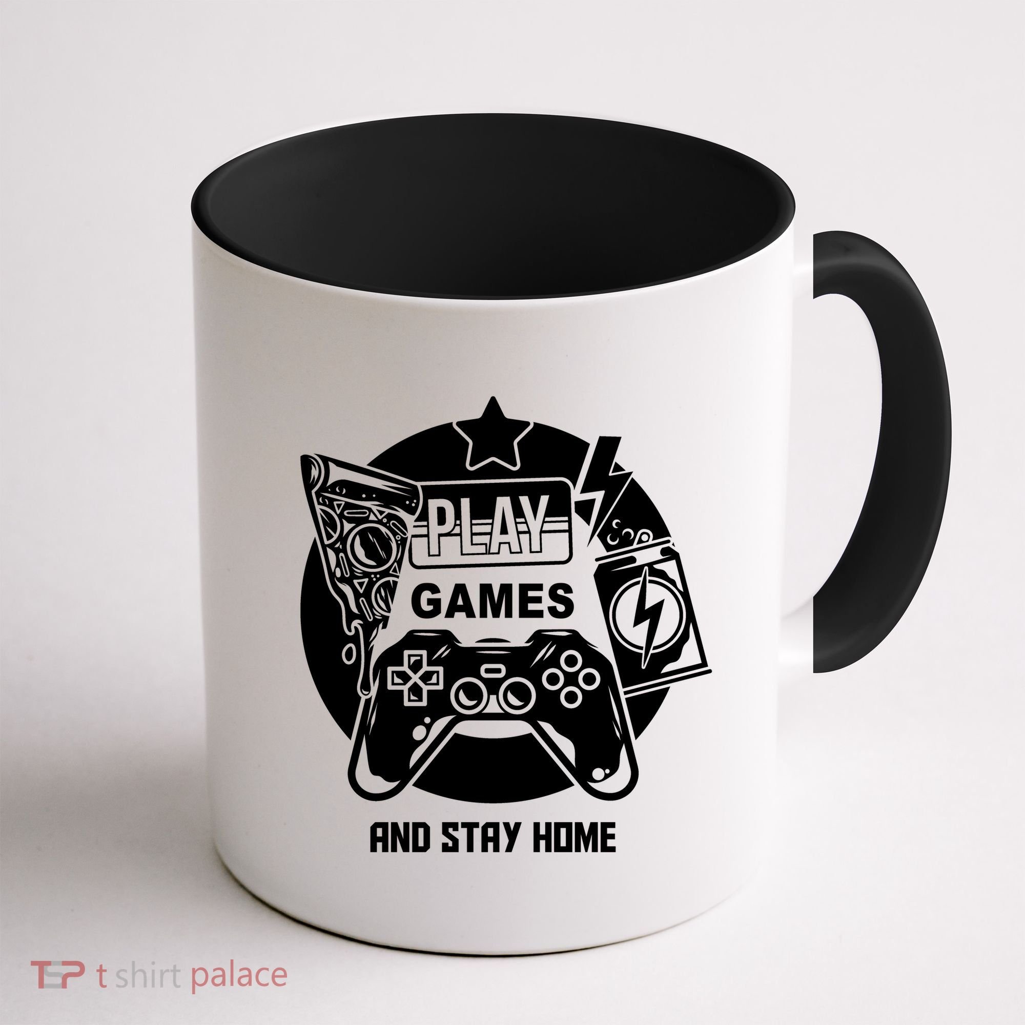 Play Games And Stay Home Coffee Mug