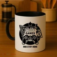Play Games And Stay Home Coffee Mug thumb 4