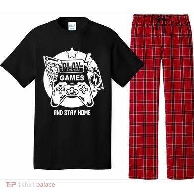 Play Games And Stay Home Pajama Set