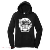 Play Games And Stay Home Women's Hoodie thumb 0