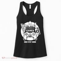 Play Games And Stay Home Women's Tank Top thumb 0