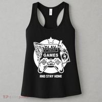 Play Games And Stay Home Women's Tank Top thumb 3