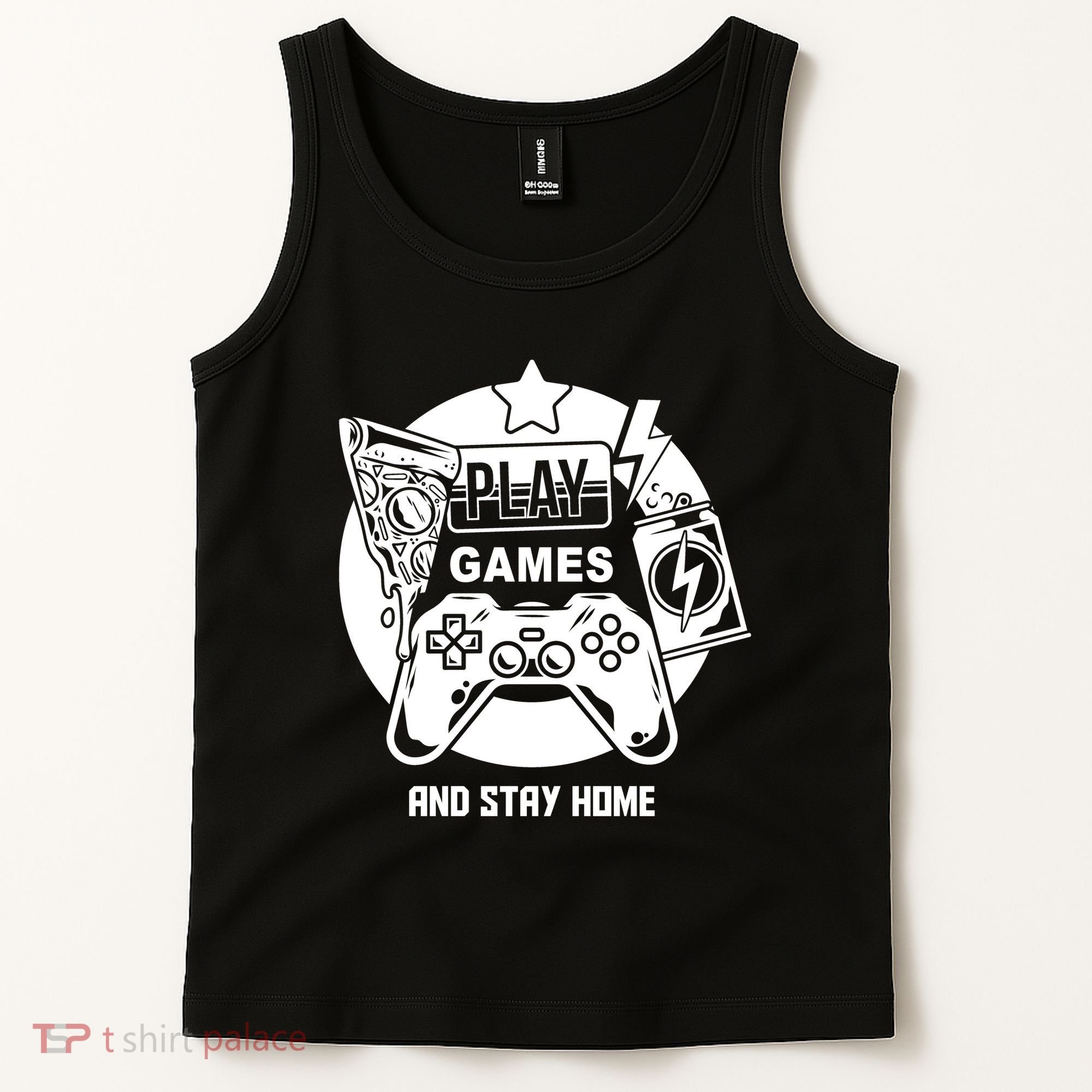 Play Games And Stay Home Tank Top