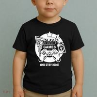 Play Games And Stay Home Toddler T-Shirt thumb 2