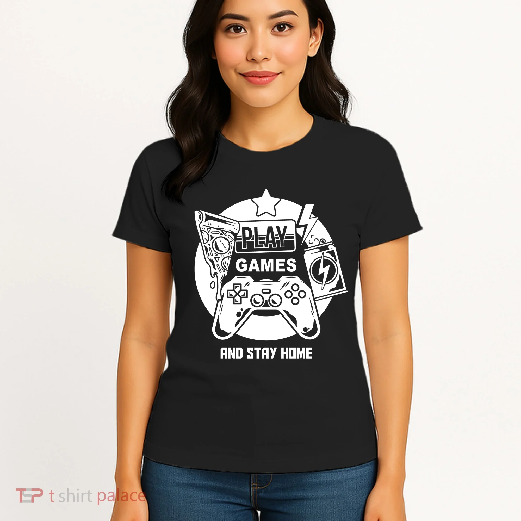 Play Games And Stay Home Women's T-Shirt