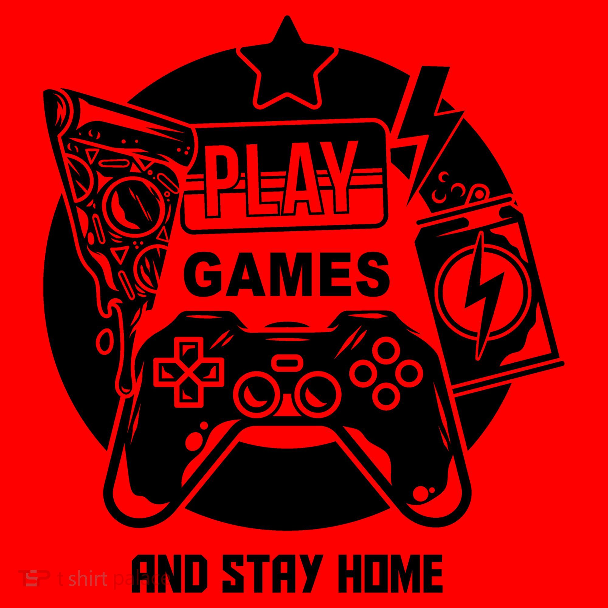 Play Games And Stay Home Santa Hat