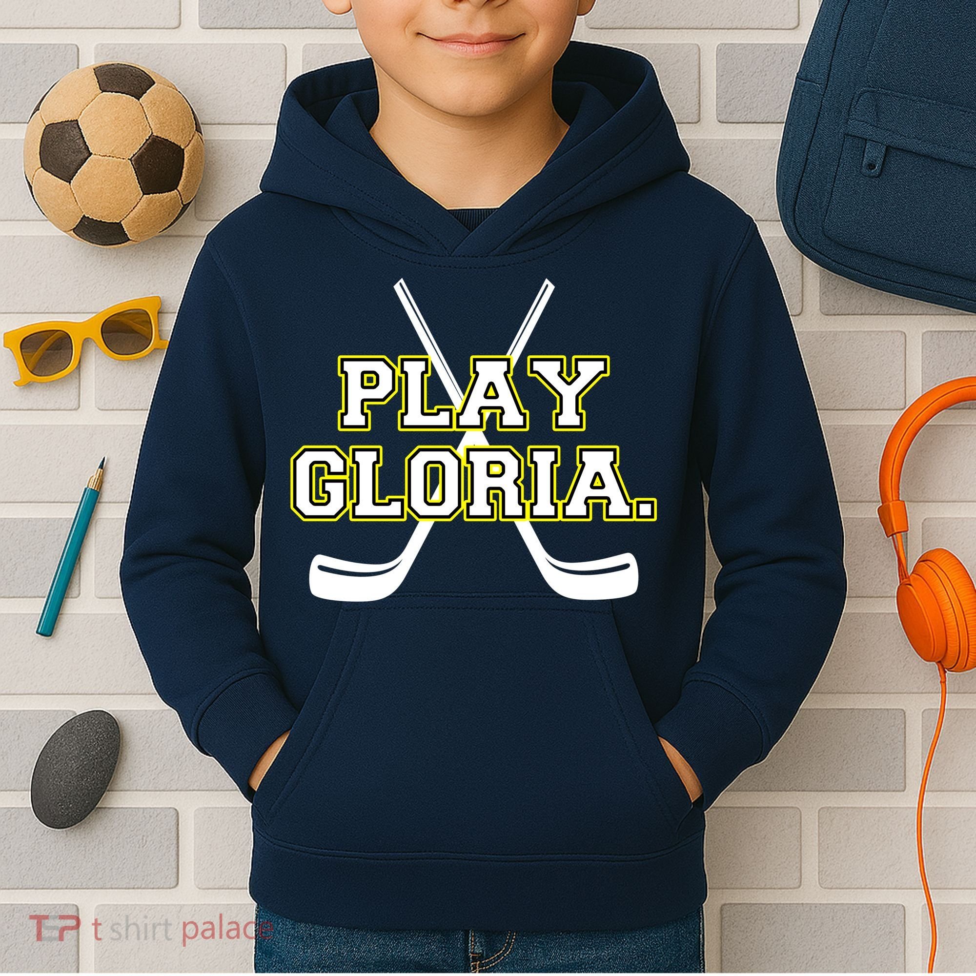 Play Gloria Hockey Kids Hoodie