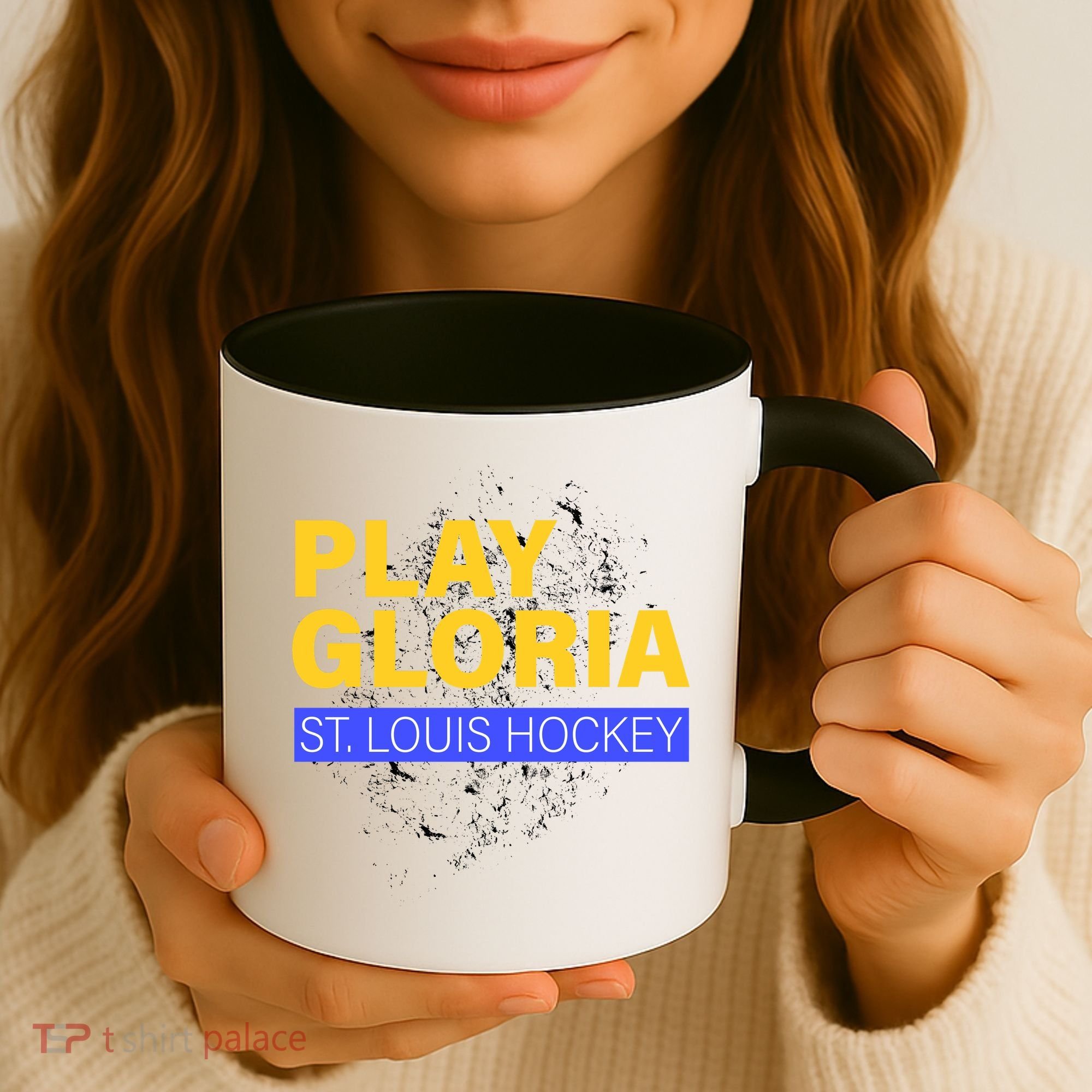 Play Gloria St. Louis Hockey Coffee Mug