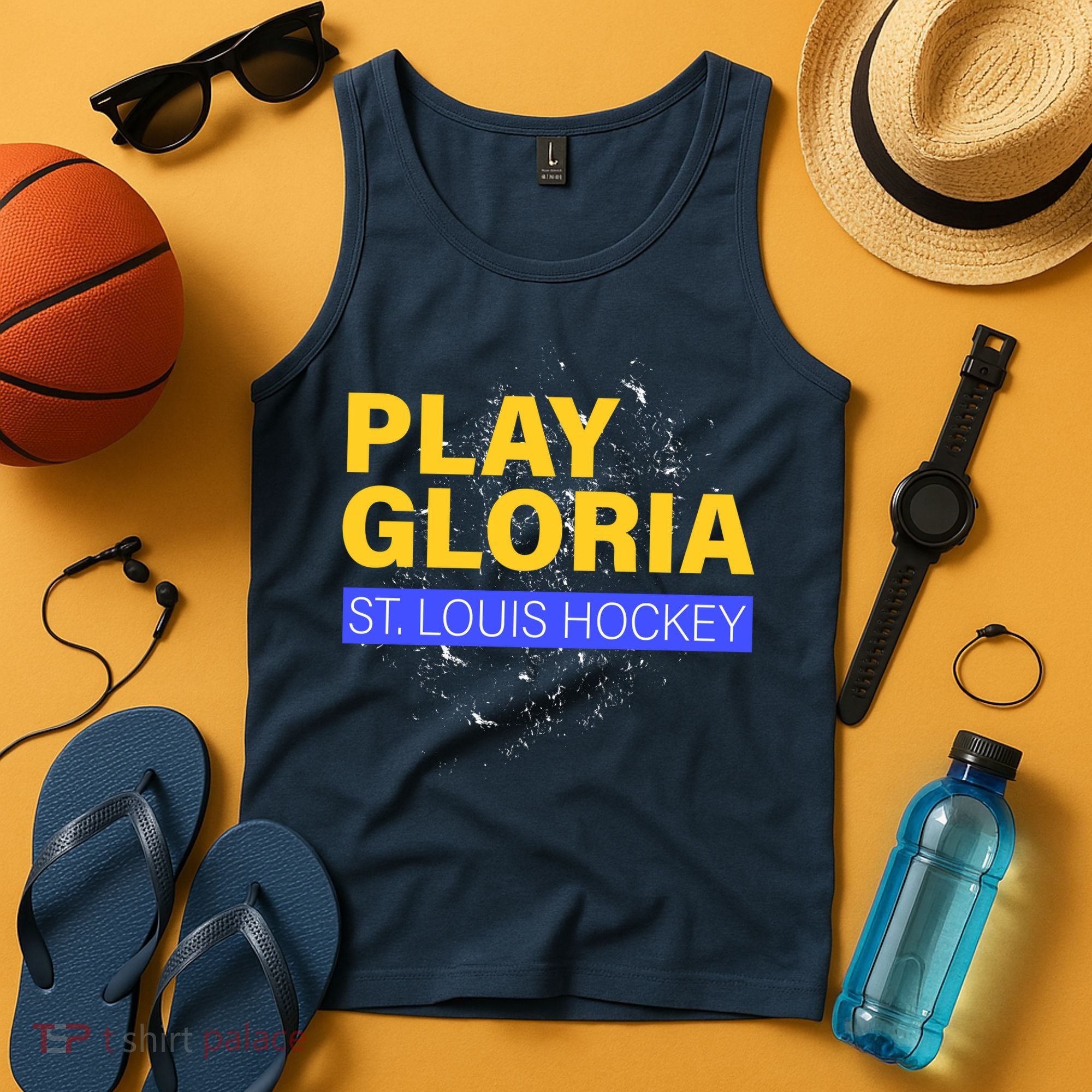 Play Gloria St. Louis Hockey Tank Top