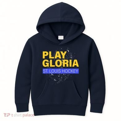 Play Gloria St. Louis Hockey Kids Hoodie