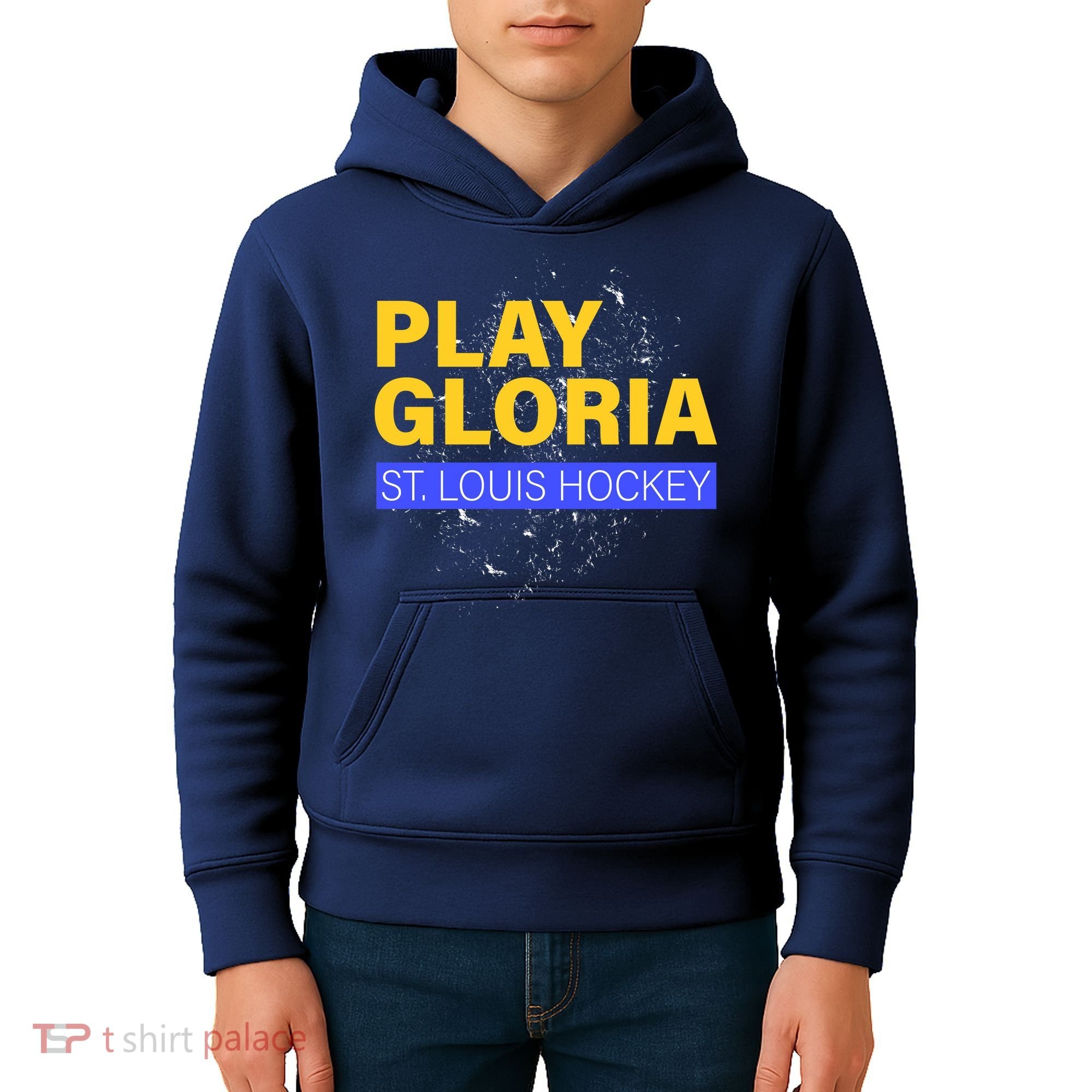 Play Gloria St. Louis Hockey Kids Hoodie