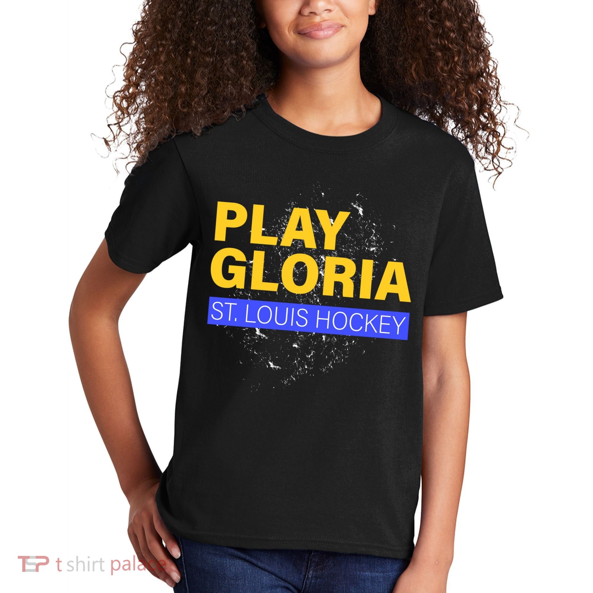 Play Gloria St. Louis Hockey Kids T-Shirt