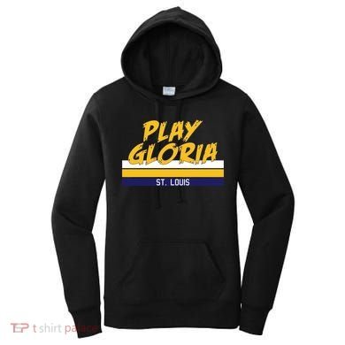 Play Gloria St. Louis Hockey Stripes Women's Hoodie