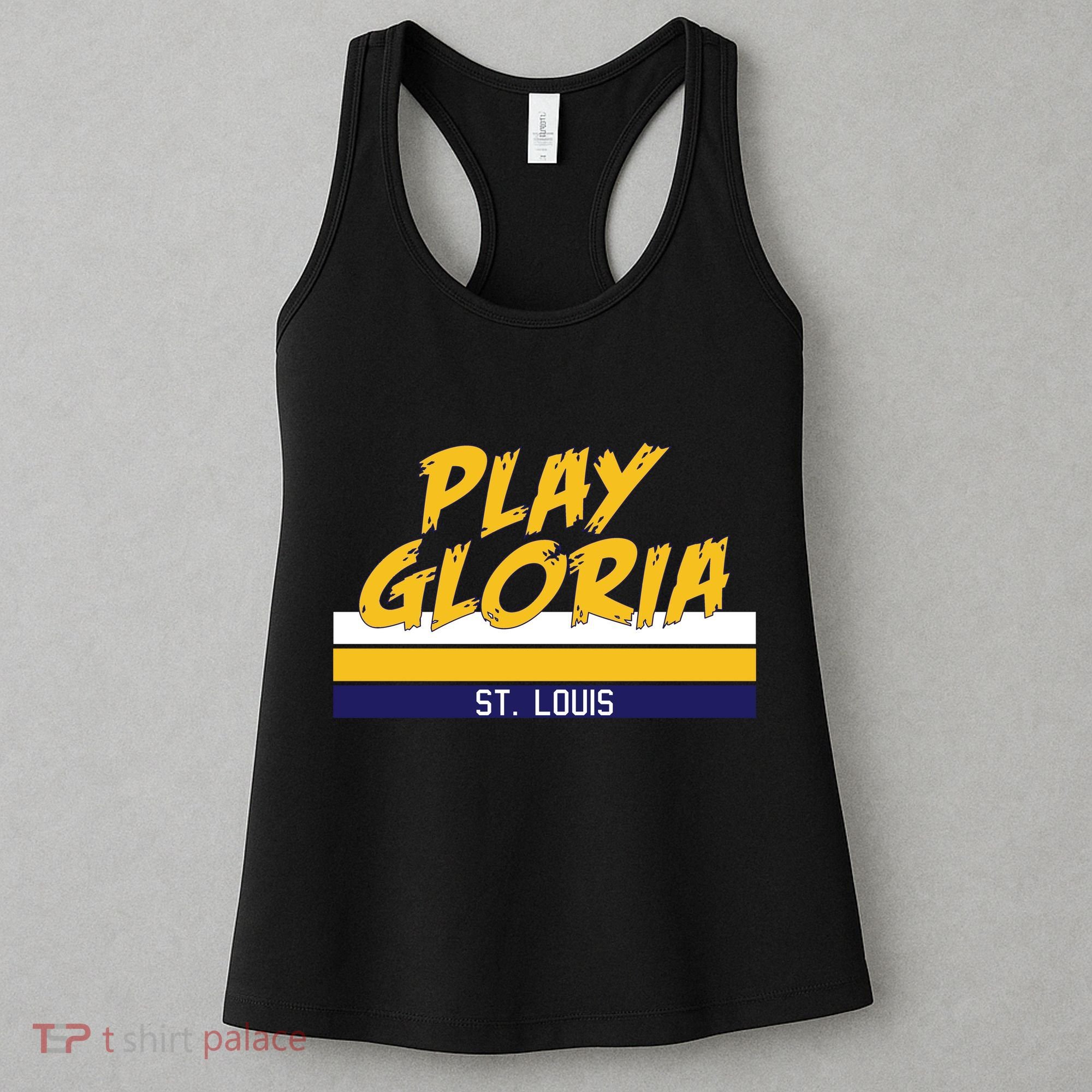 Play Gloria St. Louis Hockey Stripes Women's Tank Top