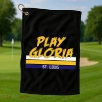 Play Gloria St. Louis Hockey Stripes Golf Towel thumb 1