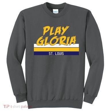 Play Gloria St. Louis Hockey Stripes Sweatshirt
