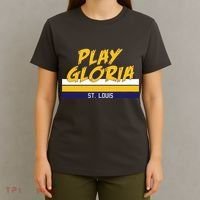 Play Gloria St. Louis Hockey Stripes T-Shirt thumb 4