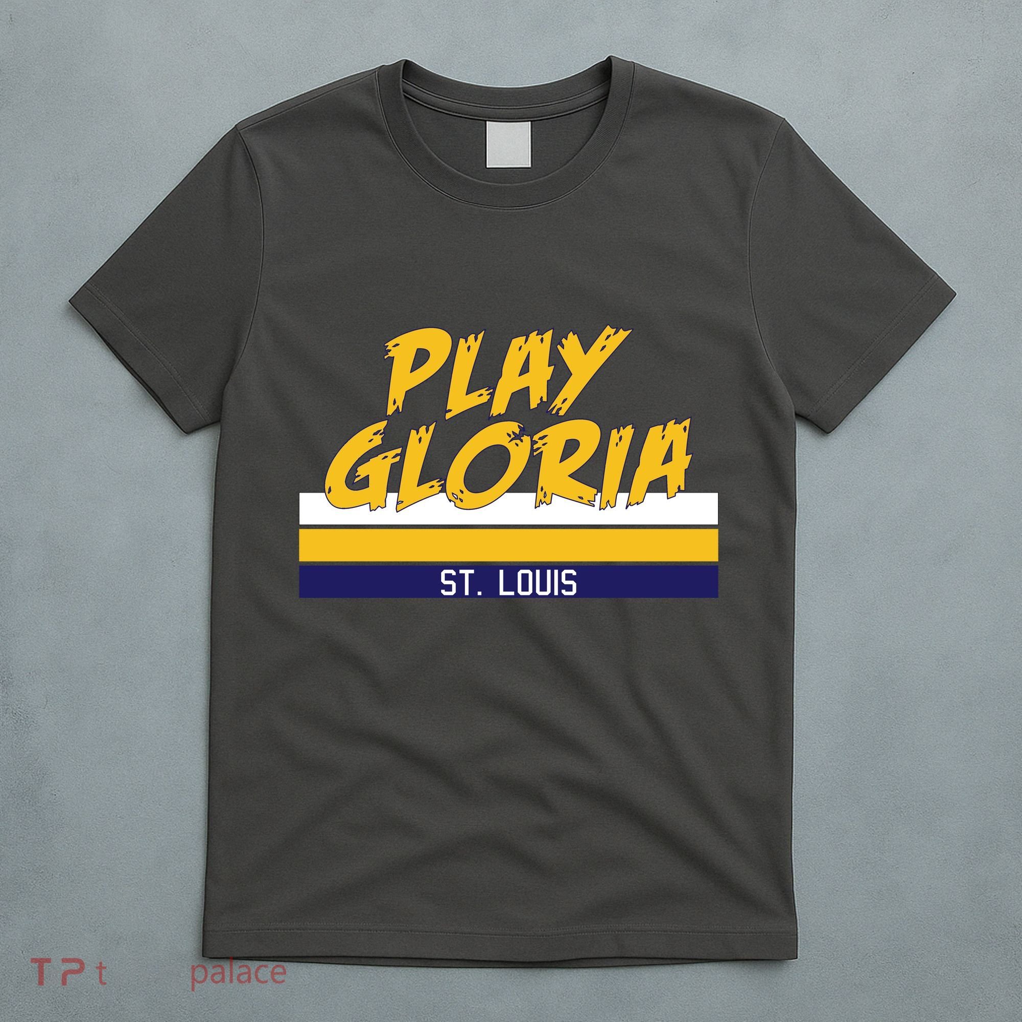Play Gloria St. Louis Hockey Stripes T-Shirt