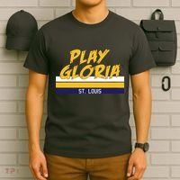 Play Gloria St. Louis Hockey Stripes T-Shirt thumb 6