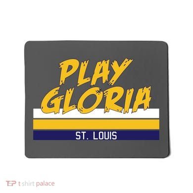 Play Gloria St. Louis Hockey Stripes Mousepad