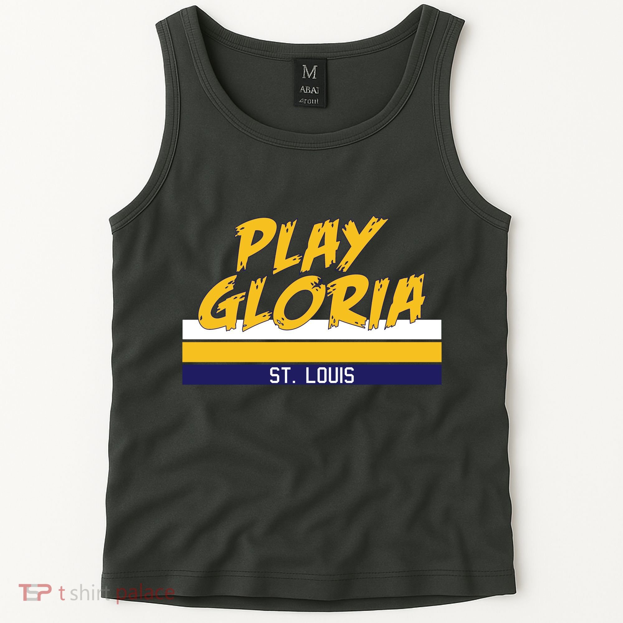 Play Gloria St. Louis Hockey Stripes Tank Top