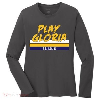 Play Gloria St. Louis Hockey Stripes Women's Long Sleeve Shirt