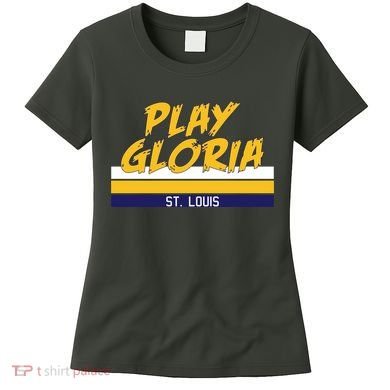 Play Gloria St. Louis Hockey Stripes Women's T-Shirt
