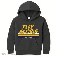 Play Gloria St. Louis Hockey Stripes Kids Hoodie thumb 0