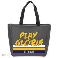 Play Gloria St. Louis Hockey Stripes Tote Bag thumb 0