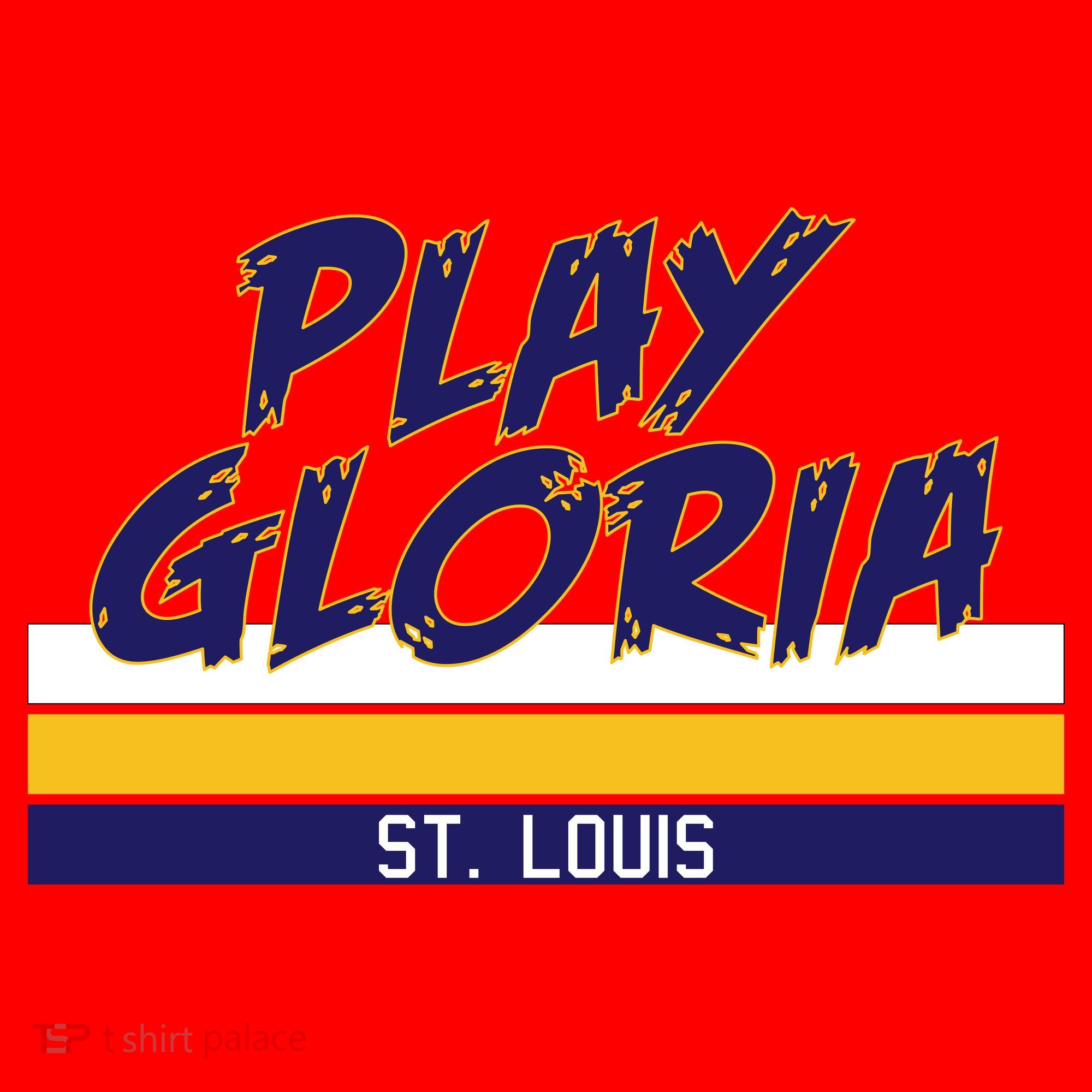 Play Gloria St. Louis Hockey Stripes Santa Hat