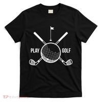 Play Golf Golfball Clubs Crossbones T-Shirt thumb 0